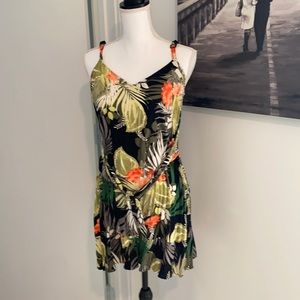 Express floral mini dress